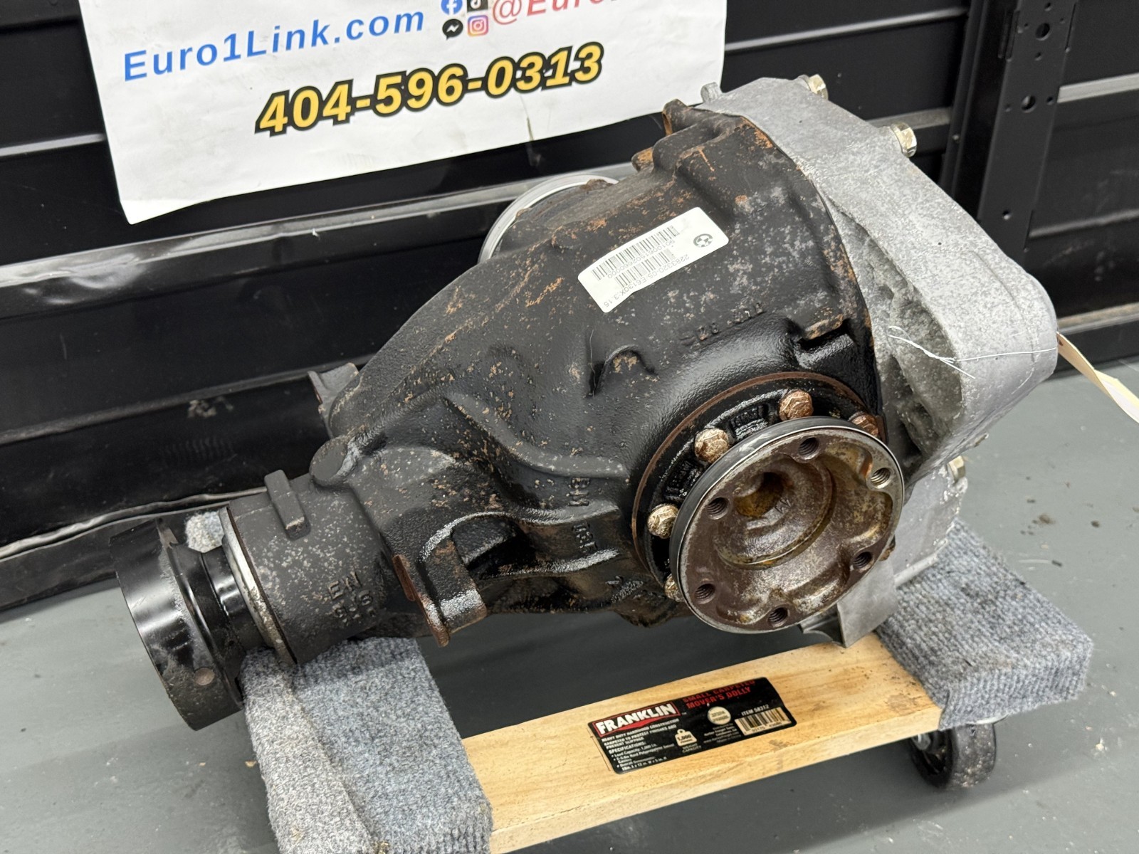 08-13 BMW E90 E92 E93 M3 S65 DCT Rear Axle Differential Assembly 3.15 Ratio 96k