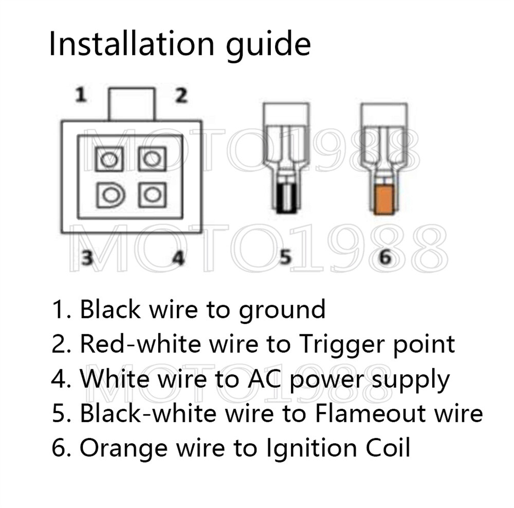 AC CDI & Ignition Coil & 2x Spark Plugs For EZGO 4 Cycle Gas 1991-2002 72562-G01