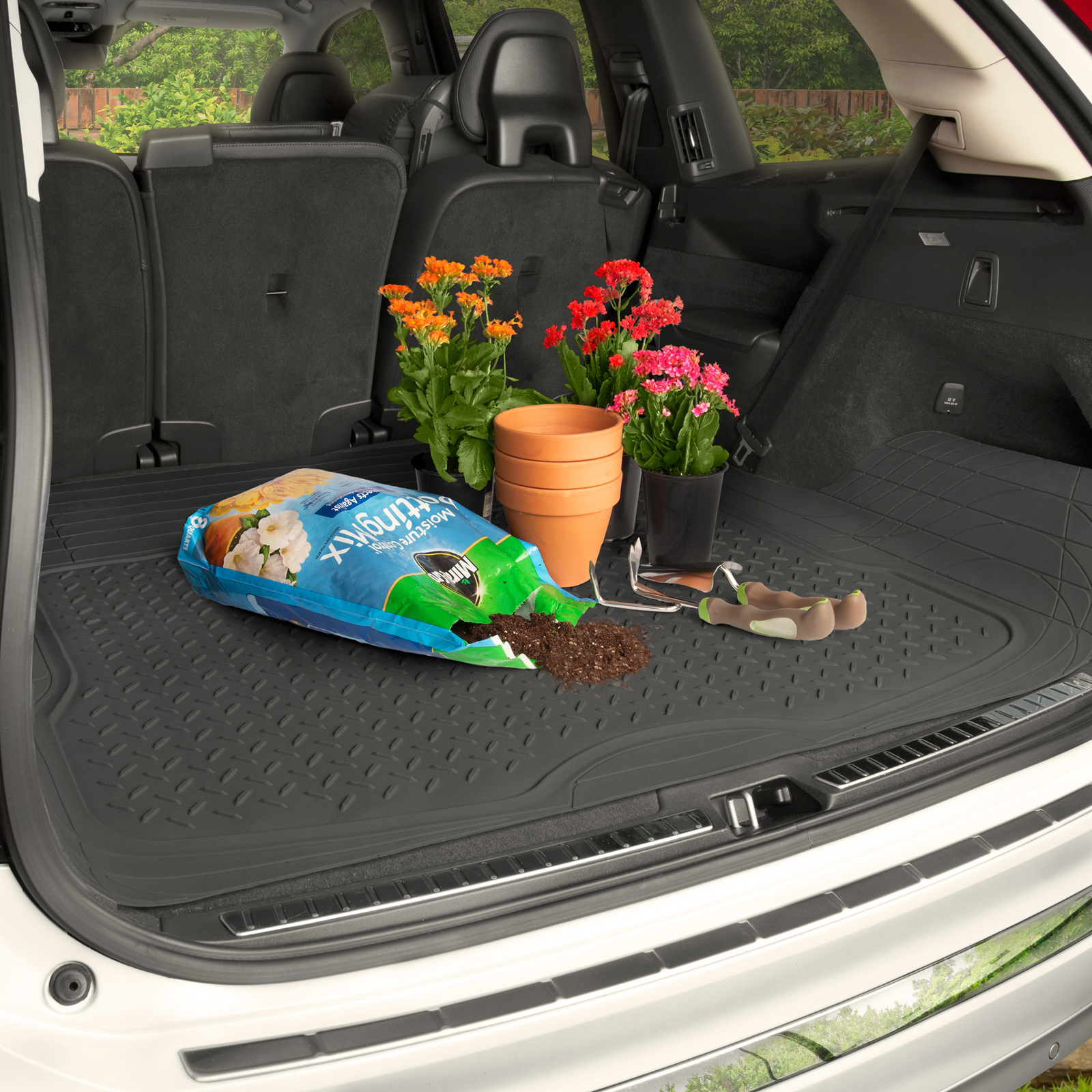 Cargo Trunk Floor Mat Liner Fits Cadillac All Weather Semi Custom Fit Black