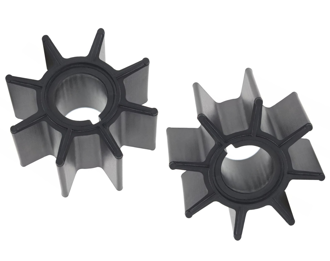 2X Tohatsu Nissan 334650210 Water Pump Impeller 9.9/15/18/20 HP Outboard Engine