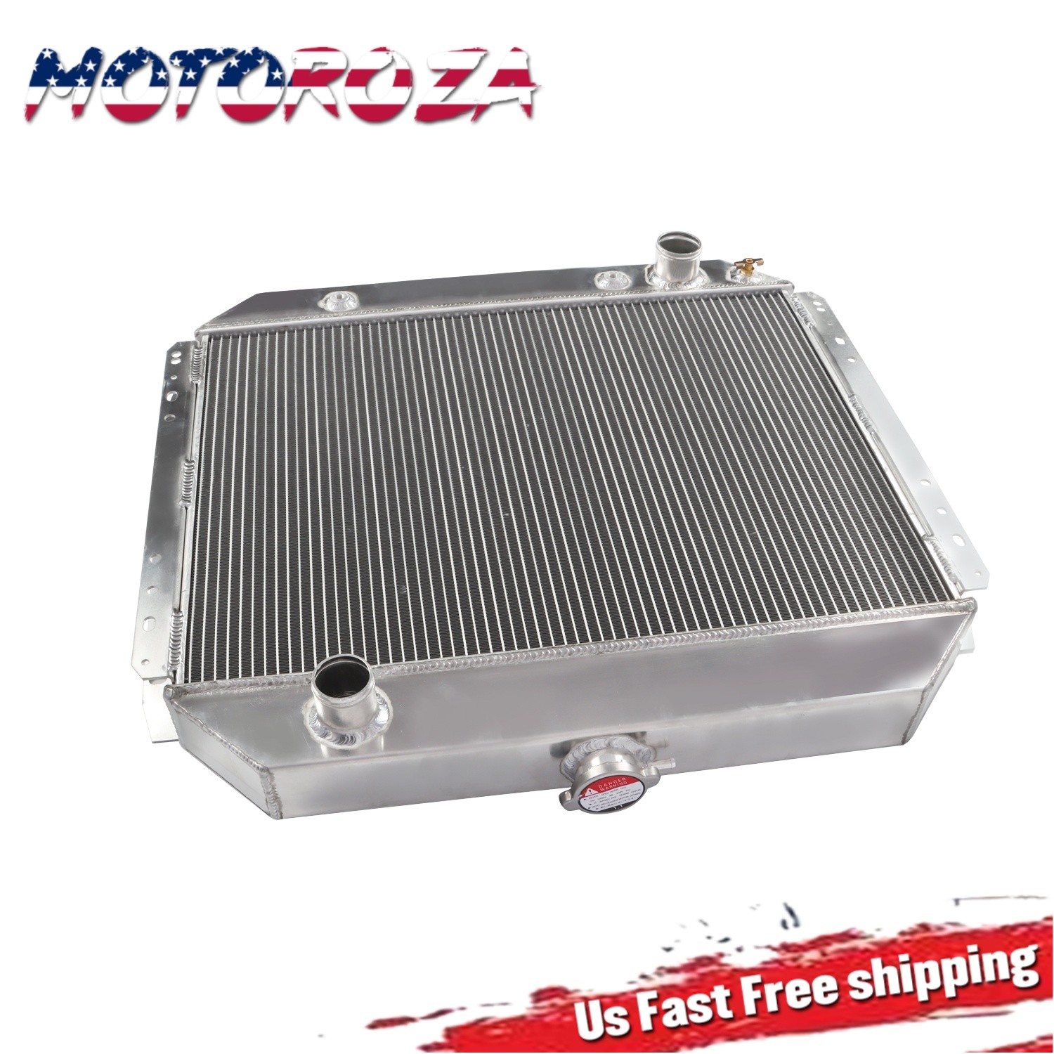 4Row/Core Radiator FIT Ford 1966-1979 F100 F150 F250 F350 Bronco Truck V8