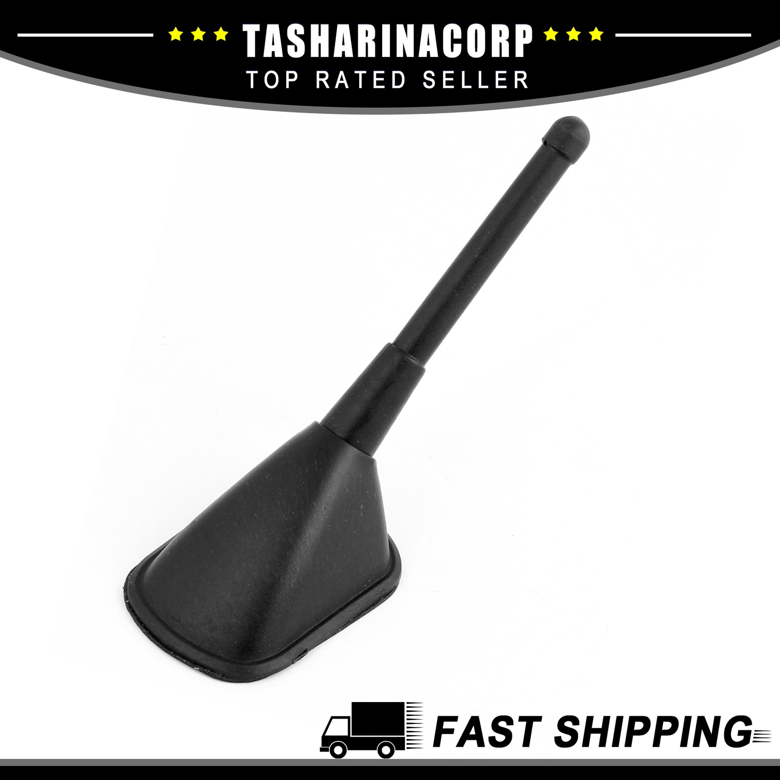 Piece of 1 Dummy Antenna Adhesive Base Auto Car Aerial Decorative Plastic Black