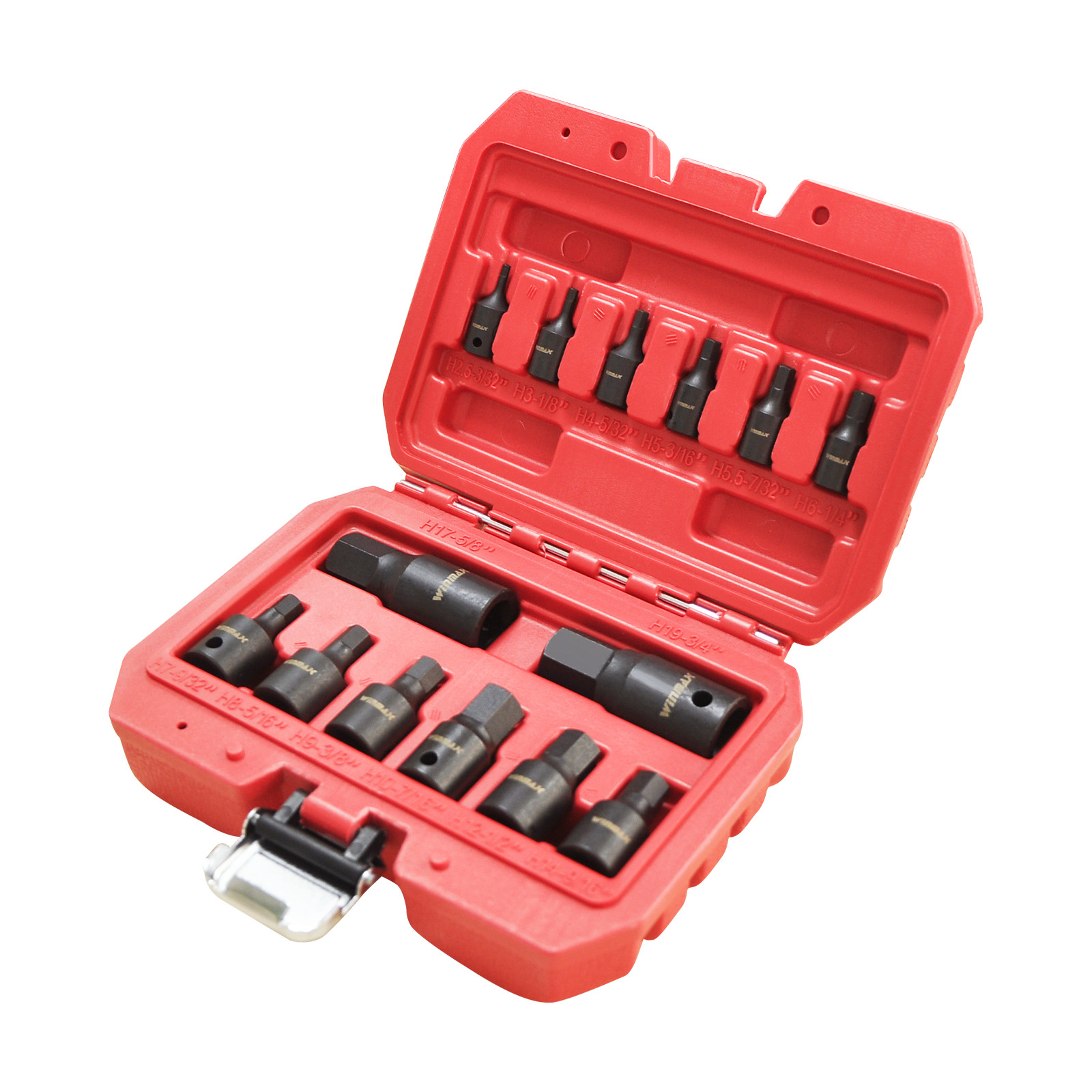 Impact Socket Hex Bits Metric Set Air Allen 1/4″ 3/8″ 1/2″ Driver Auto Tool 14pc