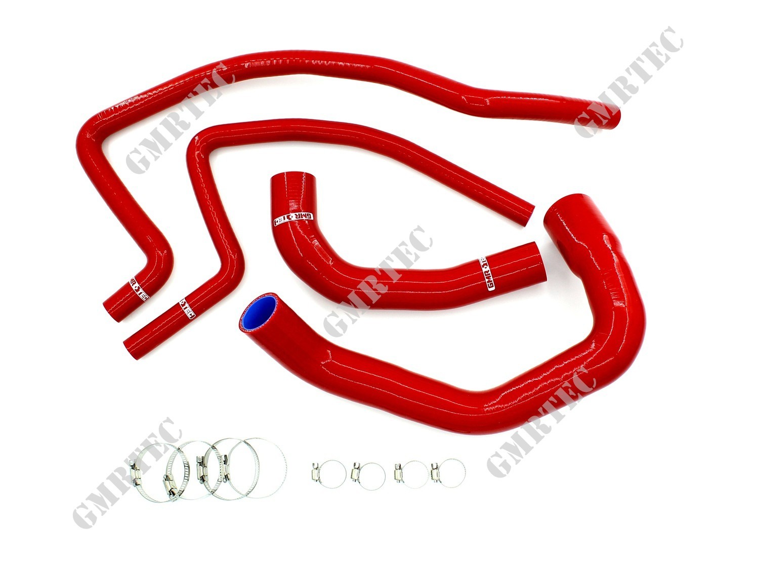 Fit Jeep Wrangler TJ 4.0L 1997-2001 Radiator Silicone Heater Hose Kit Red