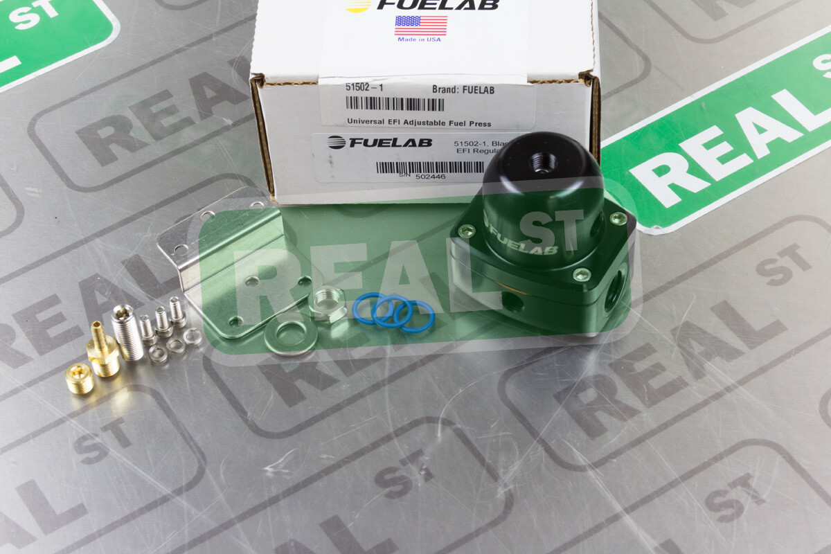 FUELAB EFI 515 FUEL PRESSURE REGULATOR -6AN FPR 25-90 PSI 51502-1 BLACK