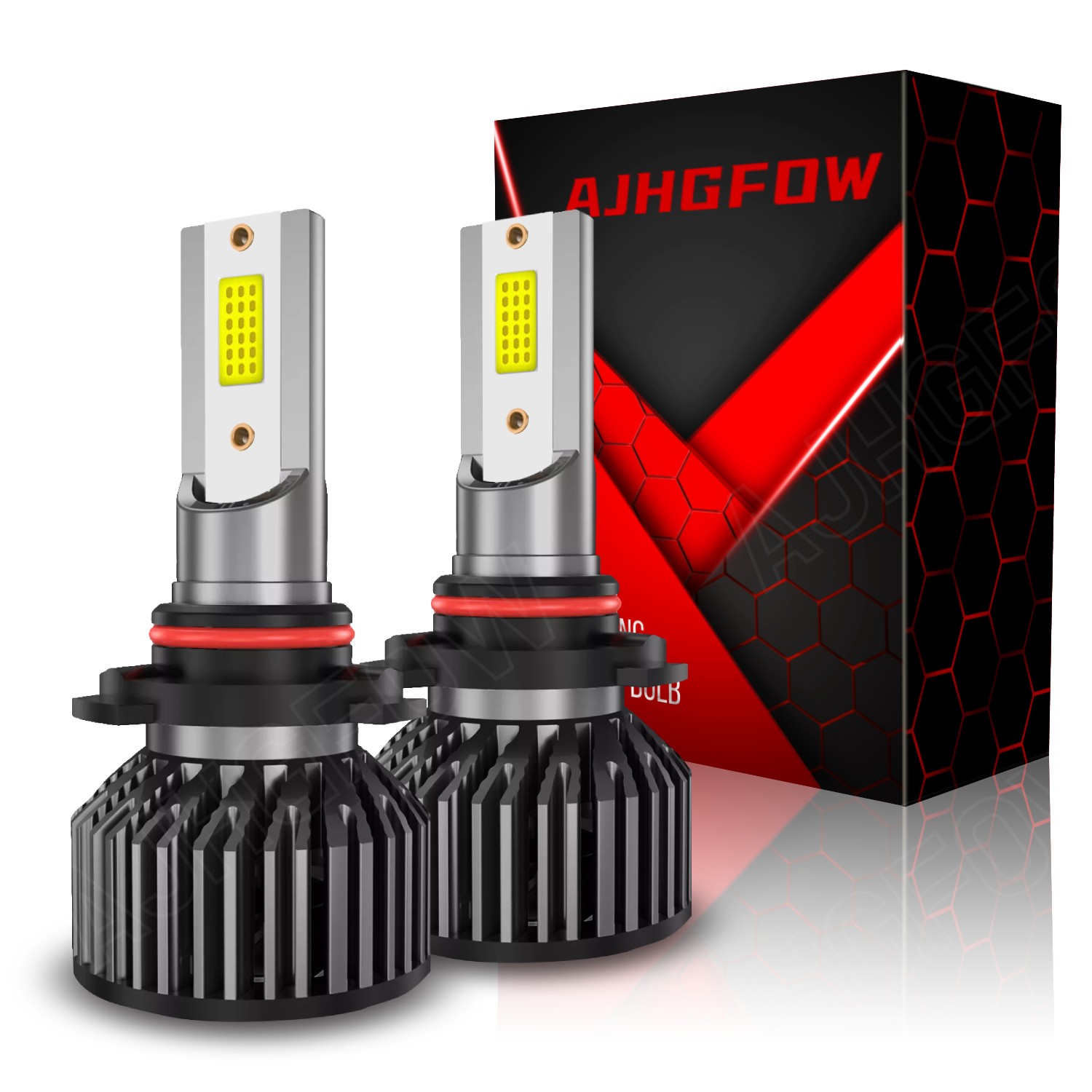 Pair 9005 HB3 LED Headlight Bulbs Kit High Beam 6000K Super Bright White NEW