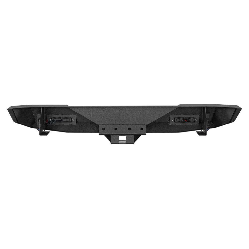 Rear Bumper w/ Receiver Hitch & LED Light & D Ring Fit 07-18 Jeep JK Wrangler JK
