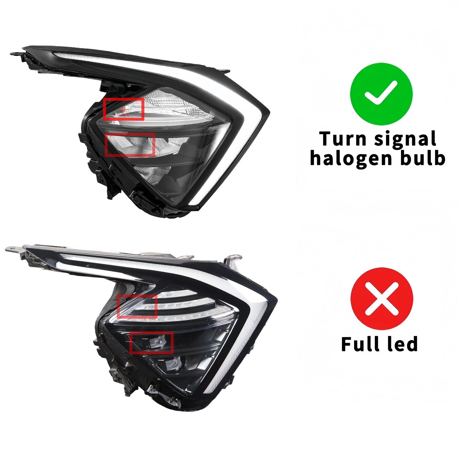 Pair Headlights For 2007-2013 GMC Sierra 1500 2500HD 3500HD Black Lamps Clear