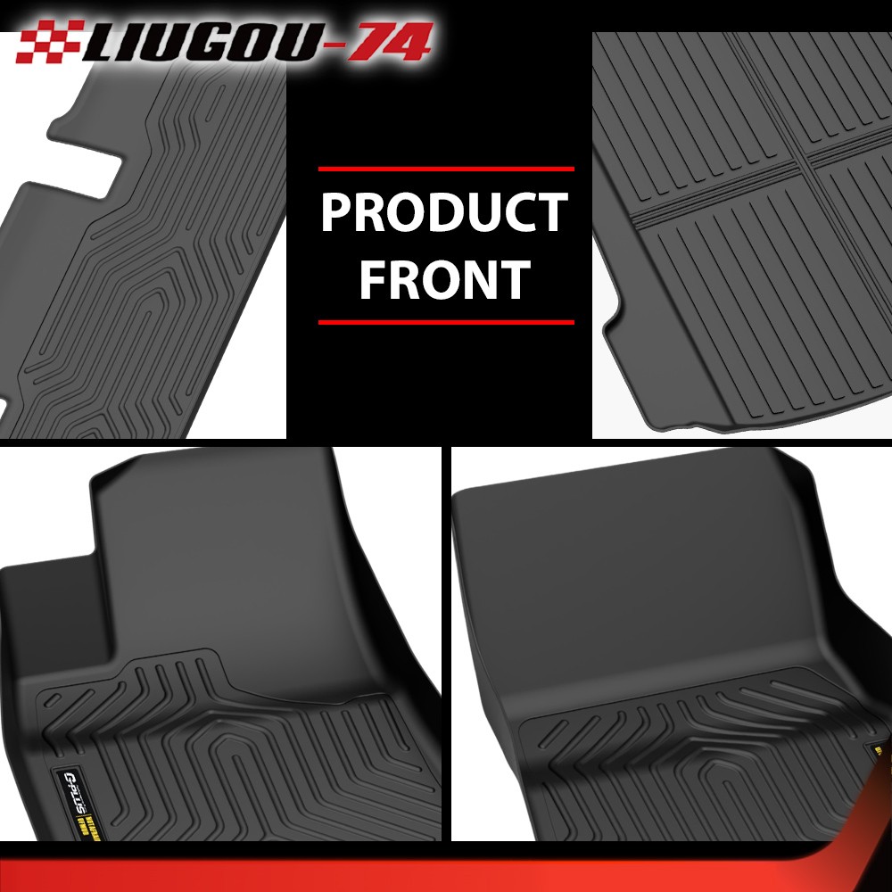 Fit For 2017-2023 Tesla Model 3 All Weather 3D Molded TPE Floor Mats+Cargo Liner