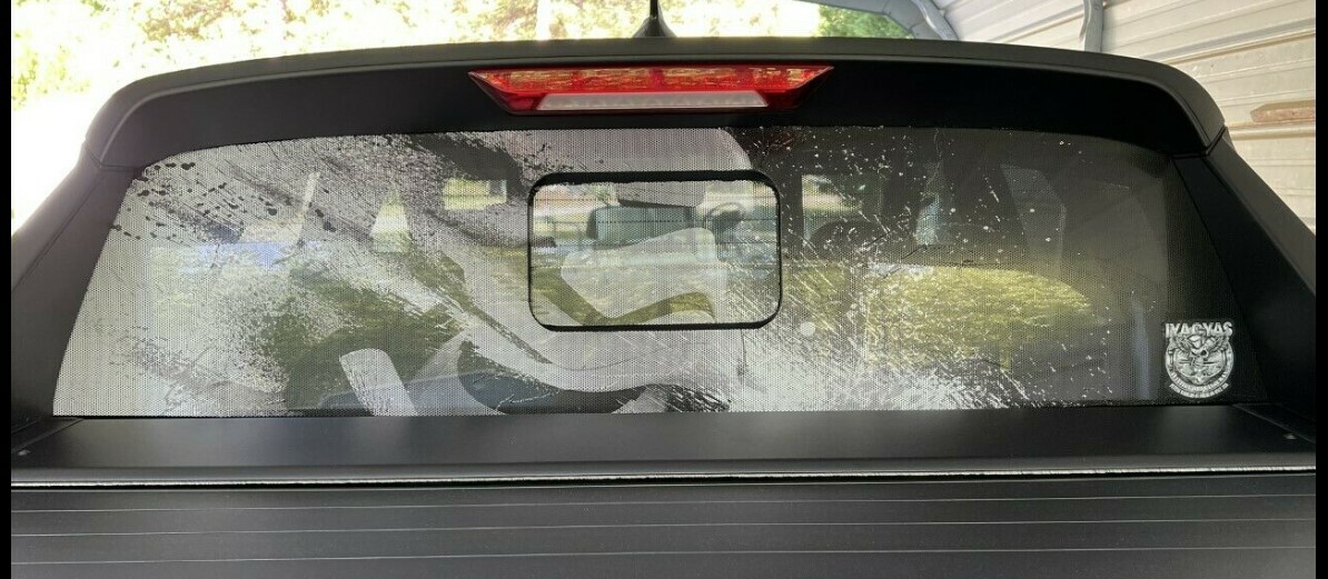 STORM TROOPER PERFORATED Window Graphic Decal Sticker Truck SUV VAN STAR WARS
