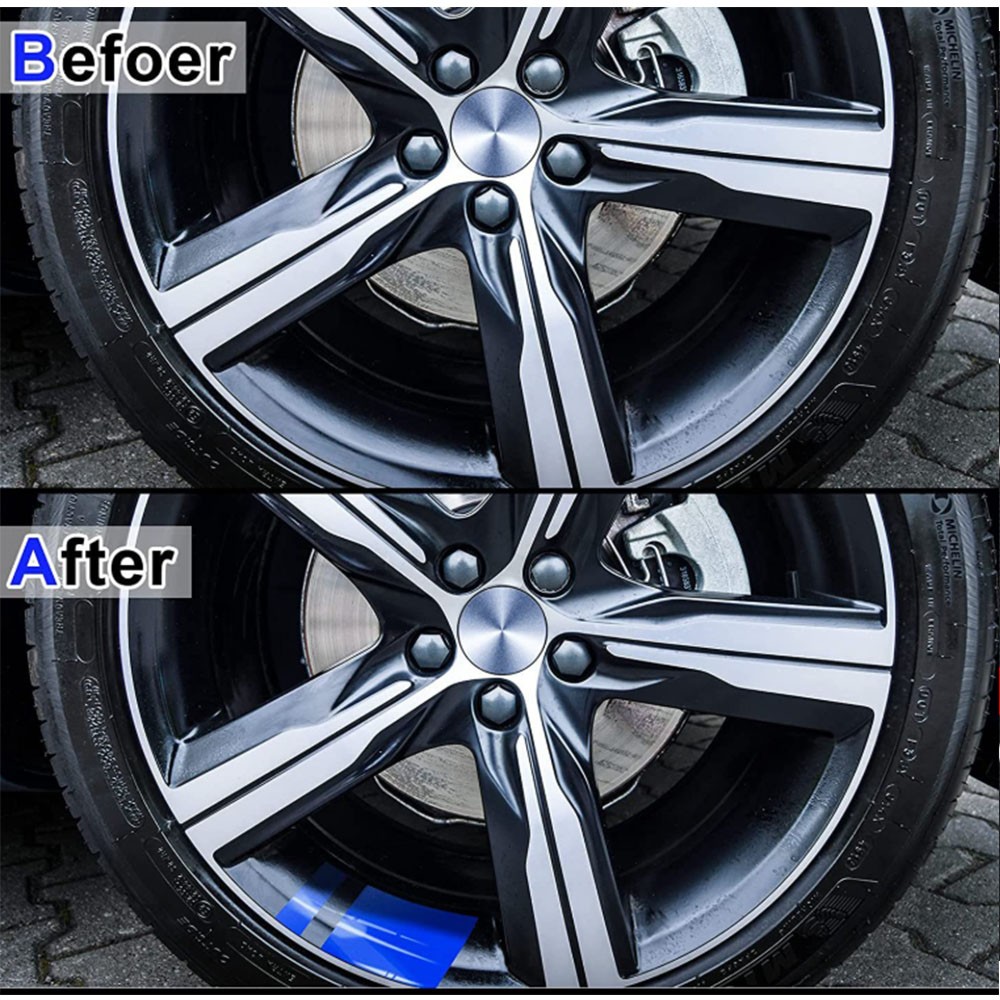 Universal Car Stickers,Marking Stripes, Racing Wheel Hub Decals for Decorative