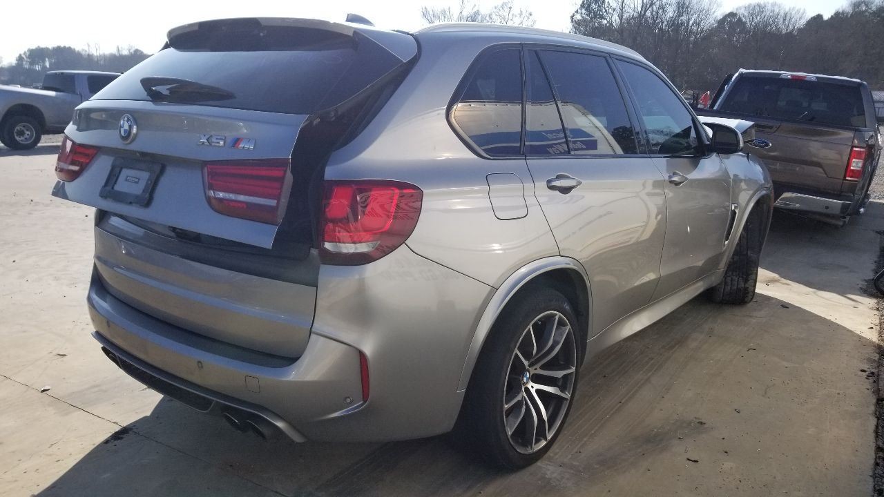 17 BMW X5 M F85 HEADLIGHT LAMP WASHER RIGHT PASSENGER SILVER