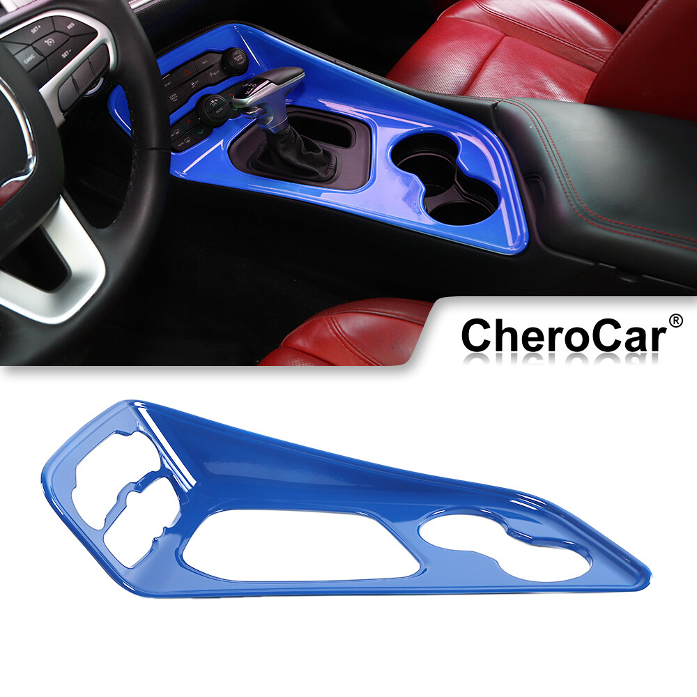 Dashboard Panel Gear Shift Panel Cover Trim Decor For Dodge Challenger 2015-2023