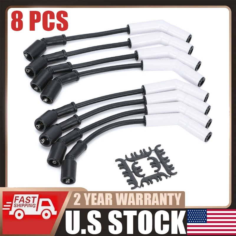 Ceramic Spark Plug Wire Set Accel 9070C Extreme 9000 for GM LS3/LS4/LS7/LT N0I8