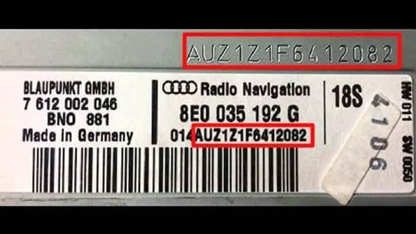 ✅ Audi Radio Unlock Code | AUZ Serial PIN | Concert Symphony Navigation