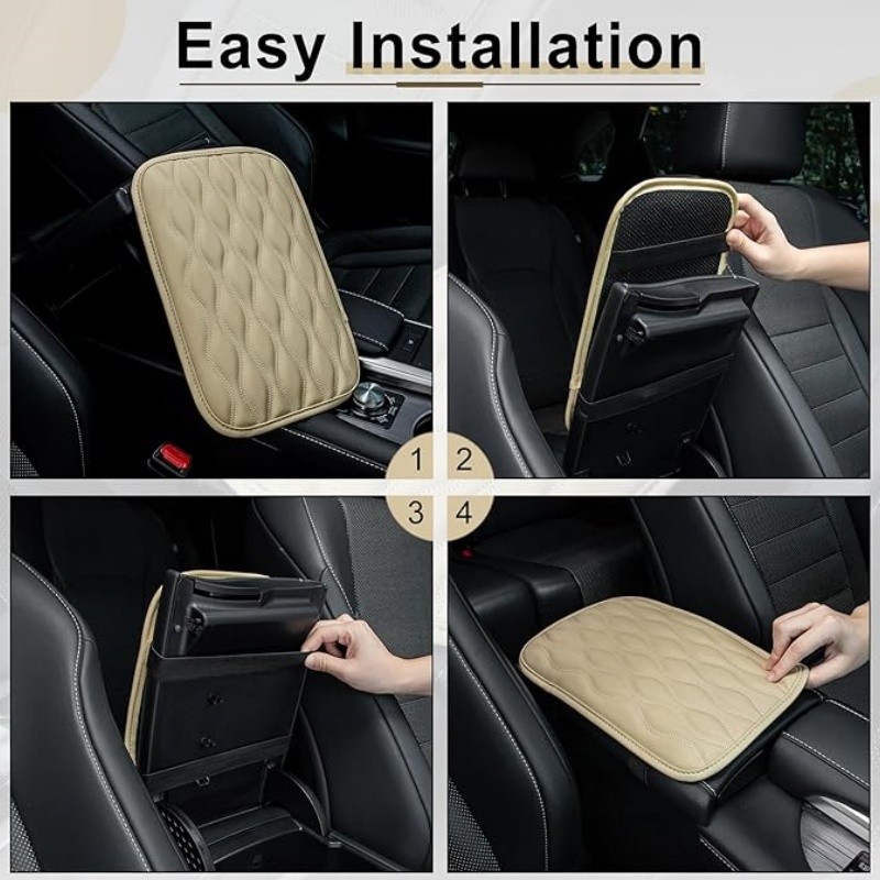 Car Center Console Cushion Pad Universal Auto Armrest Seat Box Cover Protector