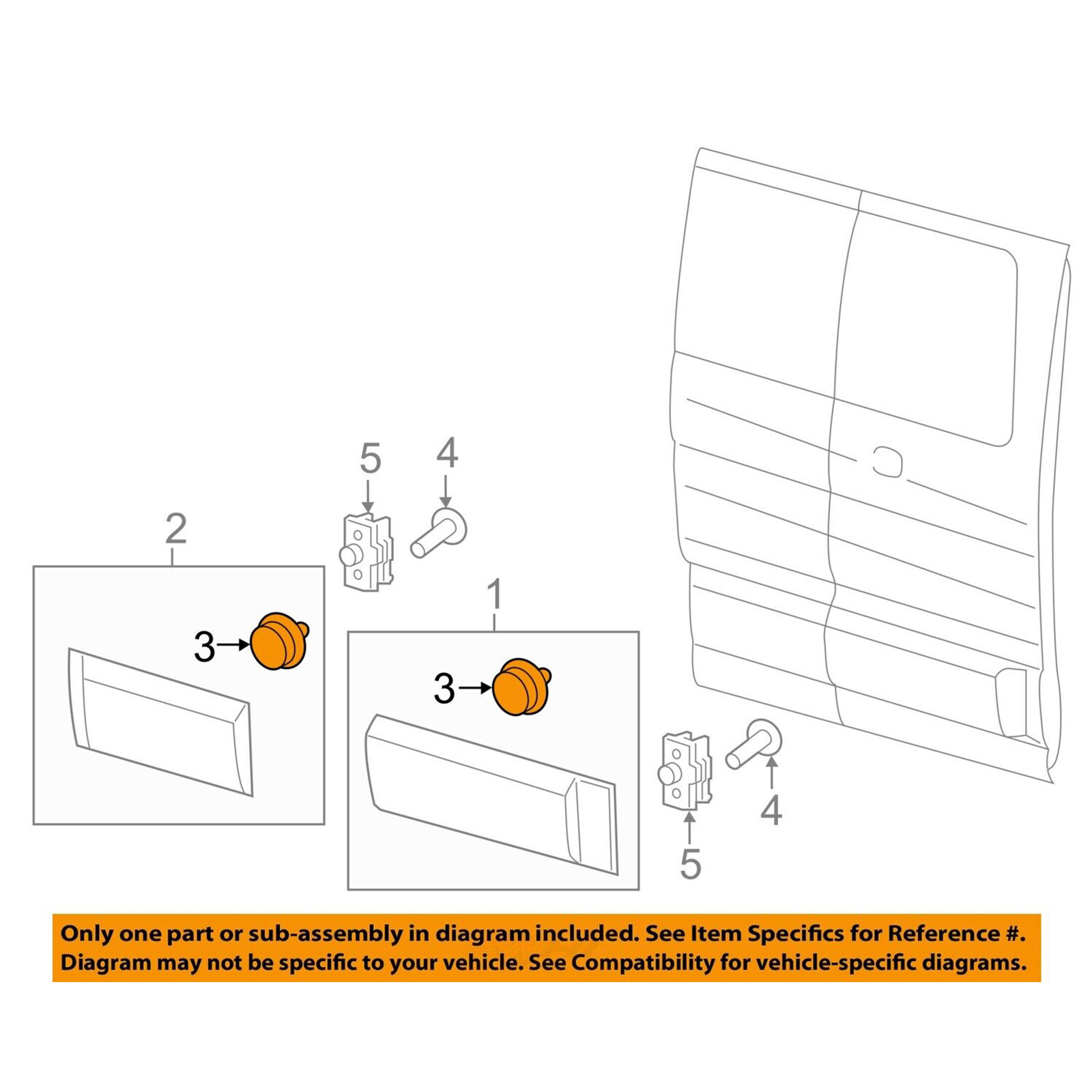160Pcs Side Body Panel Molding Clip W/ Seal For Ford Transit Cargo&Passenger Van