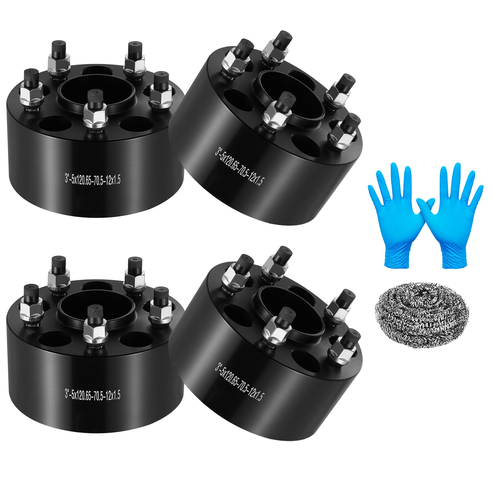 3″ 5×4.75 Hub Centric Wheel Spacers 12×1.5 For 1982-1985 Chevy S10 1.9L 4Pcs