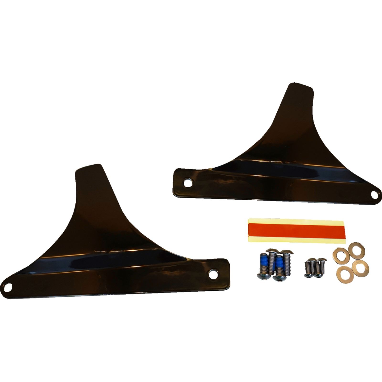 Drag Specialties Side Plates – Black 1504-0114