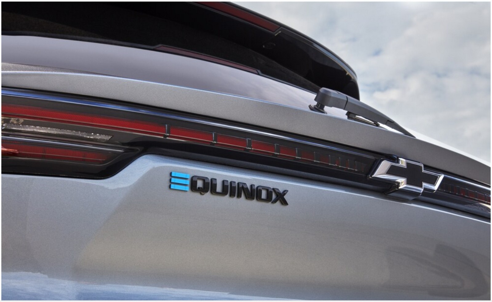 Genuine GM Emblem Equinox EV Black 12×1 inches 2024-2026 Chevrolet Equinox EV