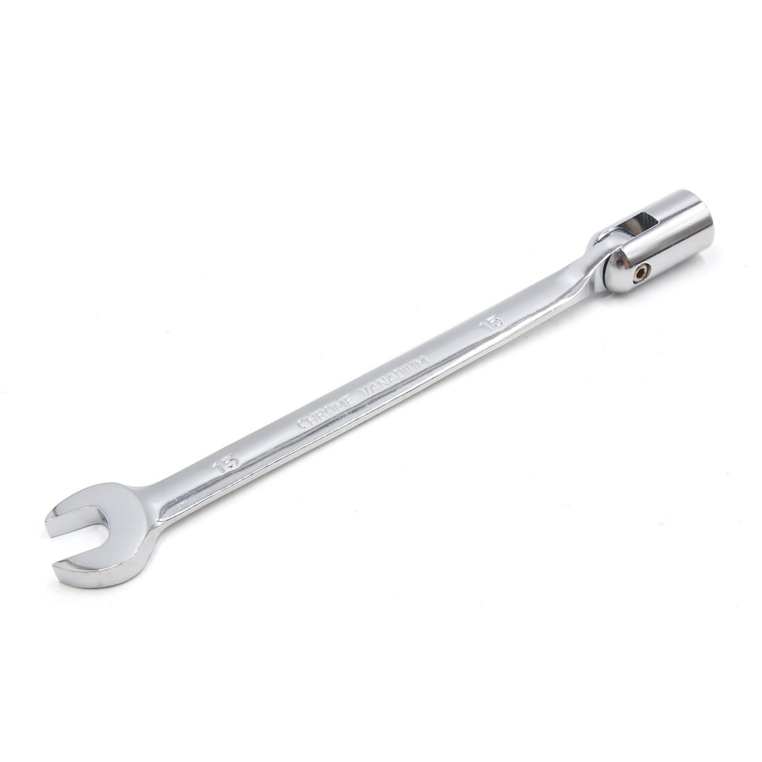 15mm Swivel Head Combination Socket Spanner Wrench Auto Car Repairing Tool