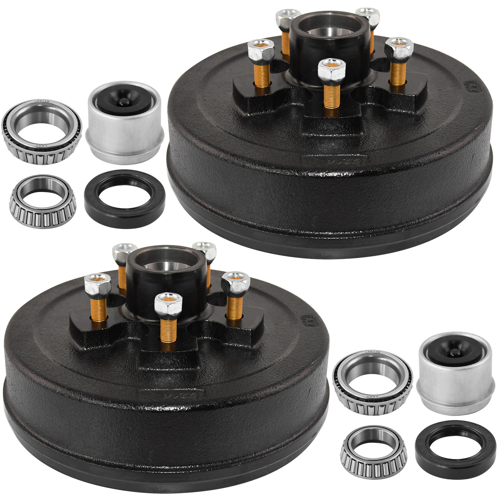 Trailer 5 on 4.5 Hub Drum with 10″X2-1/4″ Electric Brakes for 3500 lbs axle 2pcs