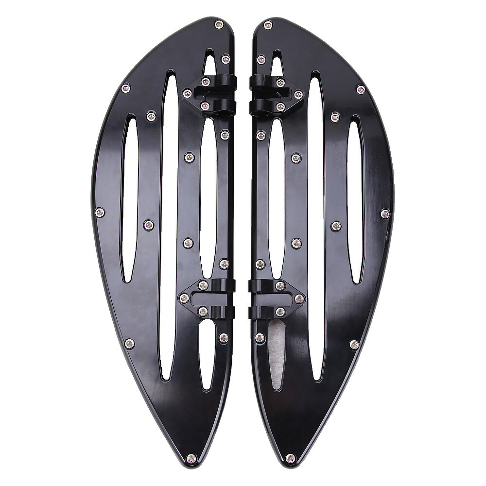 Front / Rear Floorboards Foot Pegs Fit For Harley Touring Glide Softail Dyna CVO