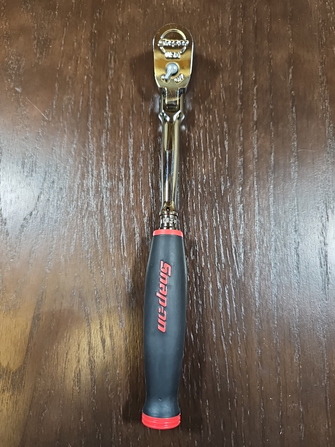 *New* Snap On THLF72 1/4″ Flex Head RED Soft Handle Ratchet FREE SHIPPING