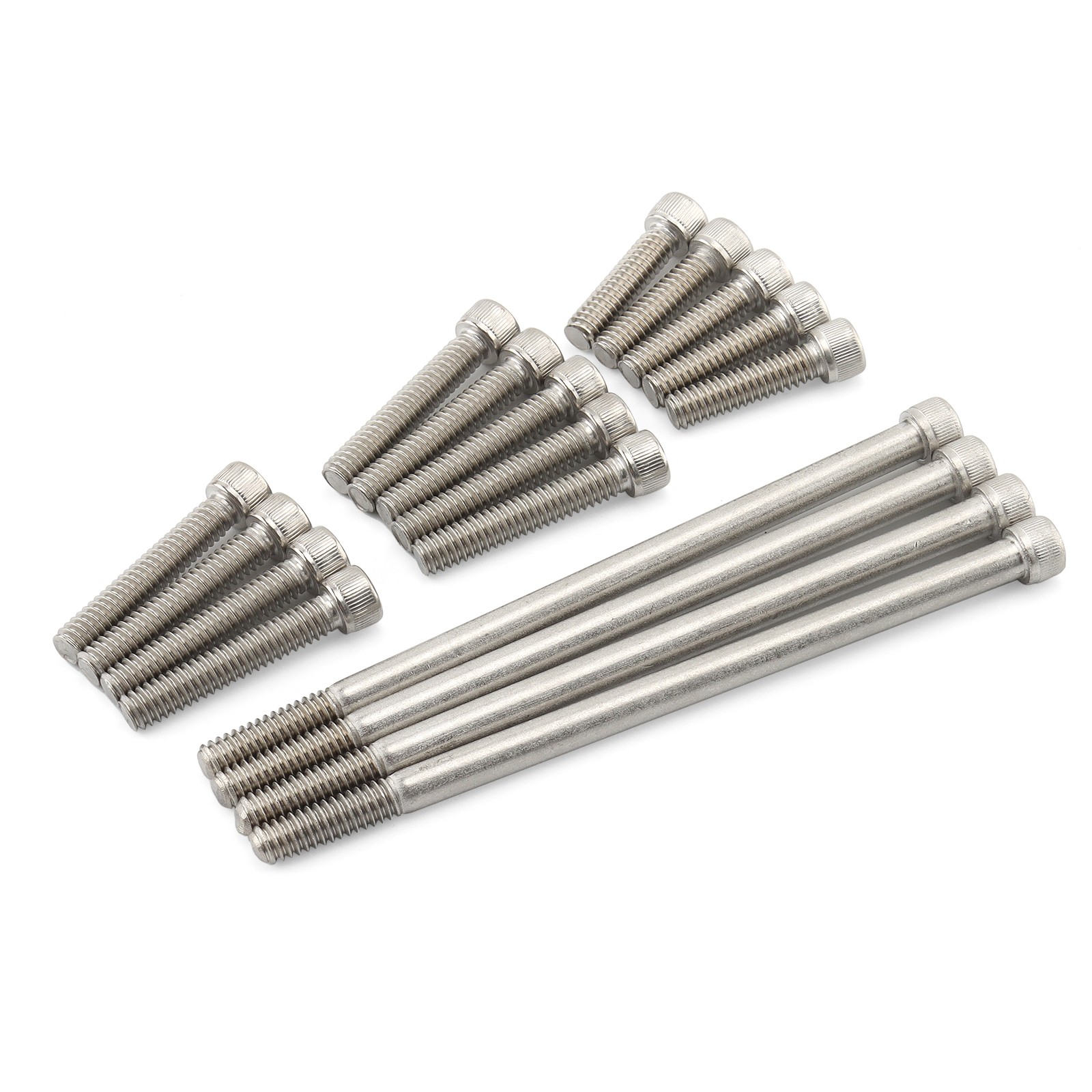 Stainless Engine Screw Bolt Kit Set For Harley Touring Street Glide Road King FL