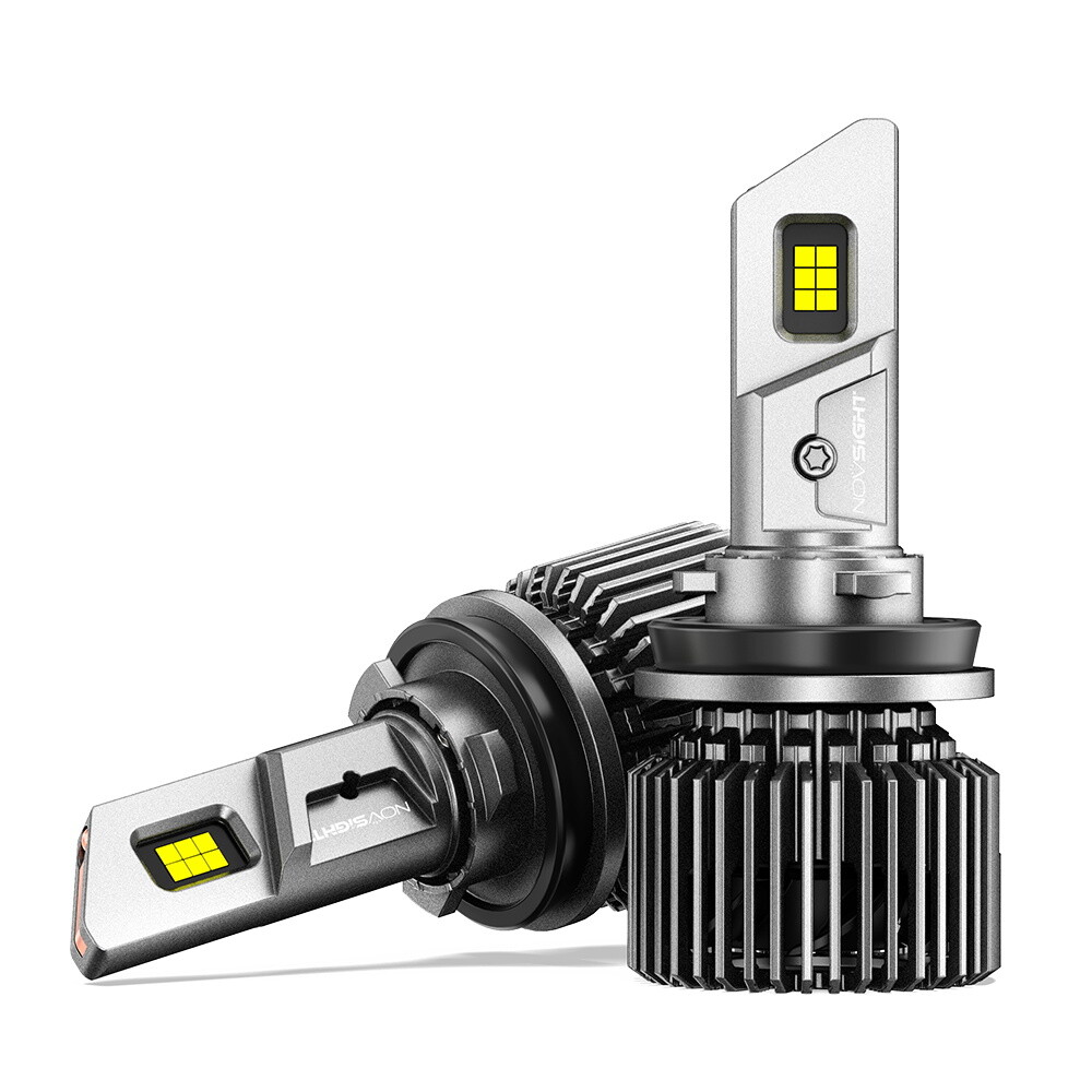 NOVSIGHT H11 LED Headlight Kit Low Beam Bulbs Super Bright 22000LM 6500K White