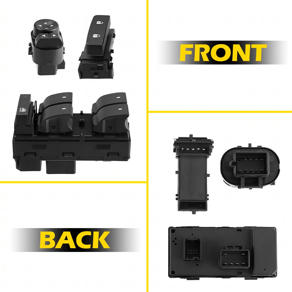 Window Control Switch Mirror Door Lock Driver For 2007-2013 Chevy Silverado 1500