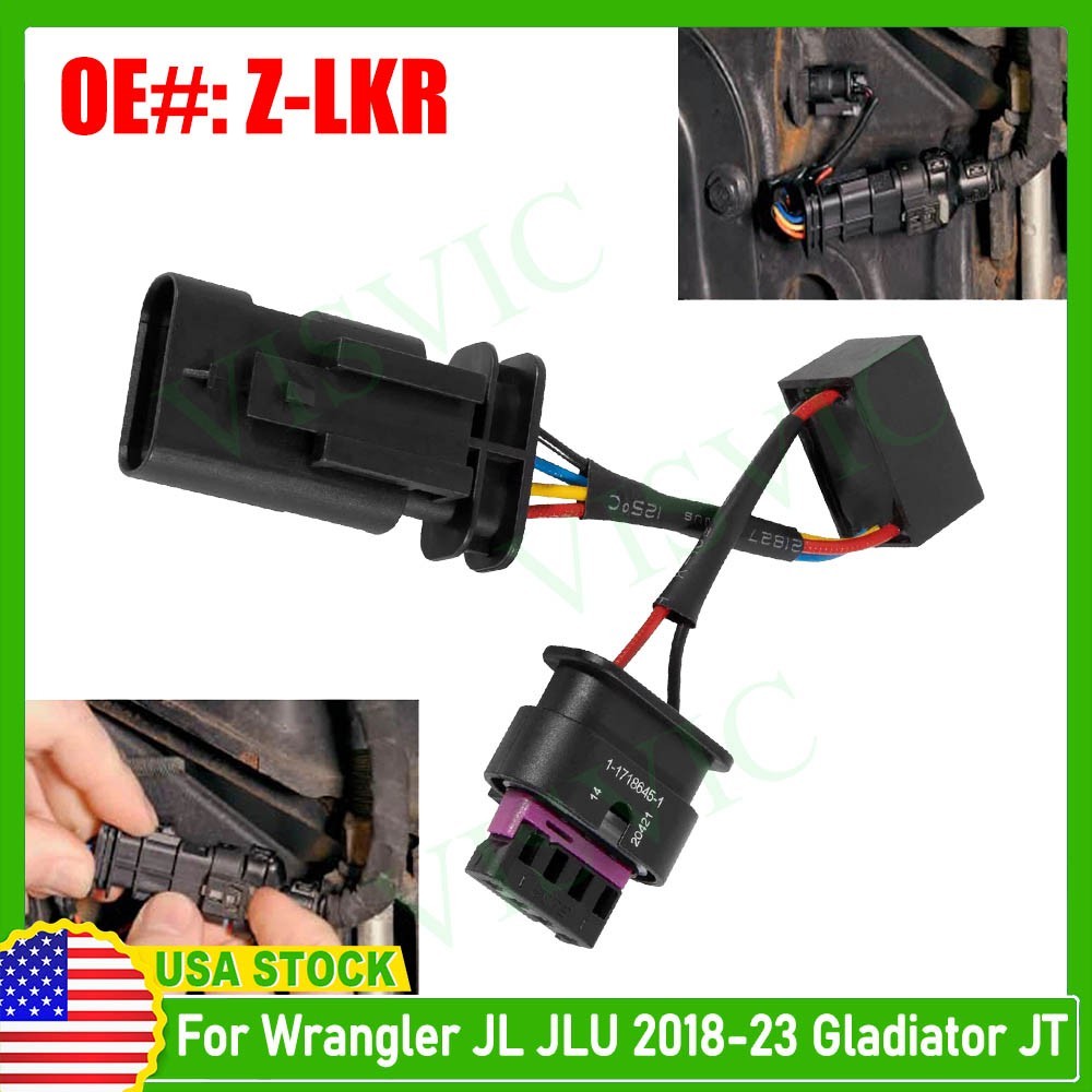 Z-LKR-OEM Locker Sensor Wiring Harness For Jeep Wrangler JL JT 2018-2023