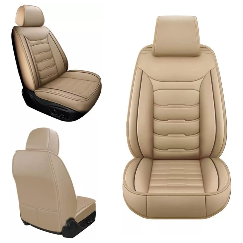 For Buick 2-Seats Cushion PU Leather Front Set Protector Pad Car Seat Cover