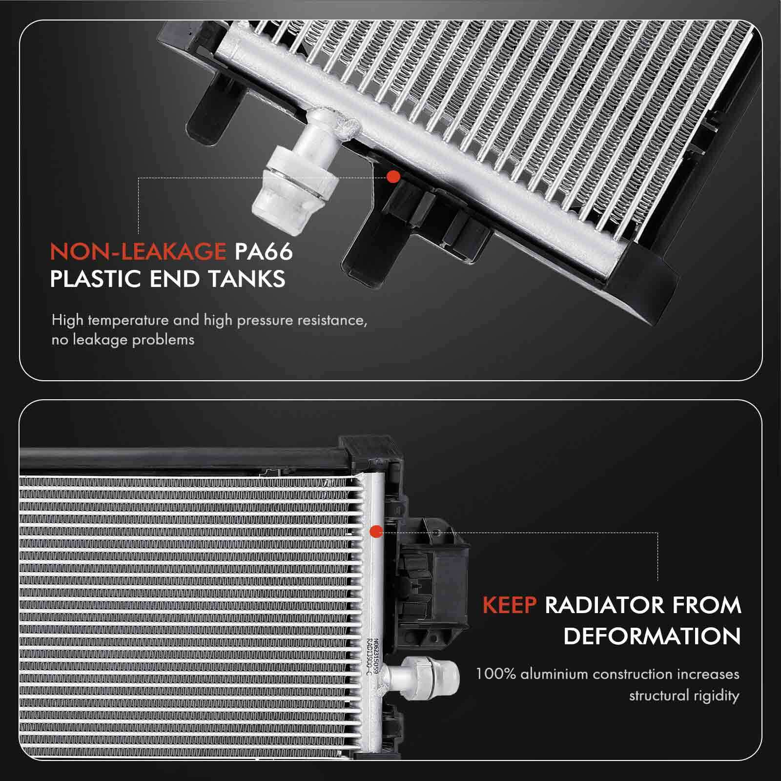 Radiator w/Mount Bracket for Tesla 3 2017 2018 2019 2020 2021 Electric Crossflow