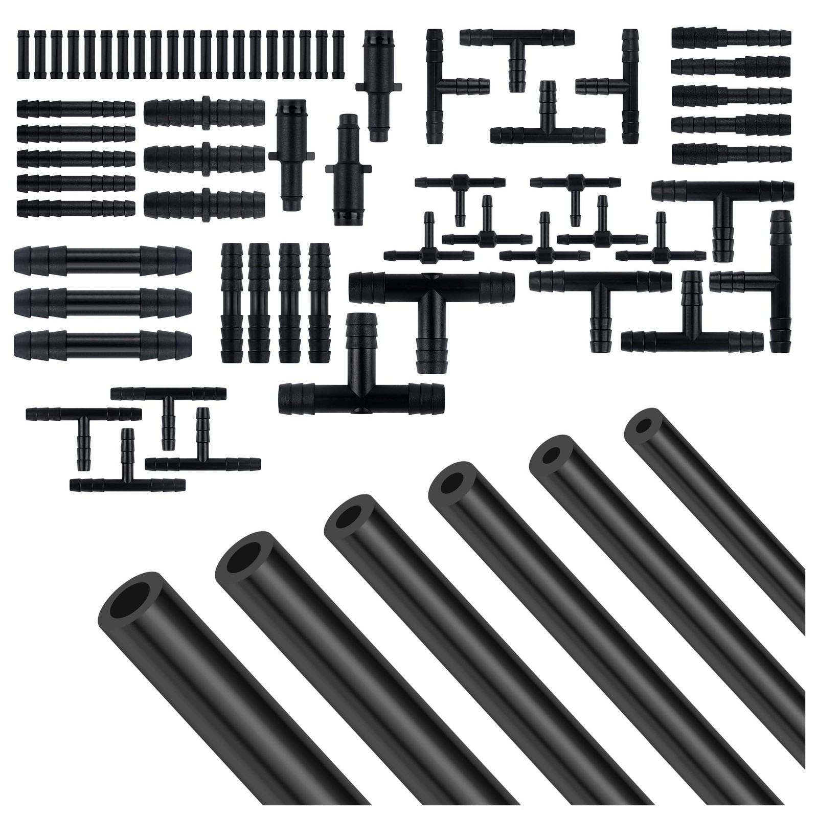70PCS Vacuum Line Set with Connectors for Automotive Silicone Tubing