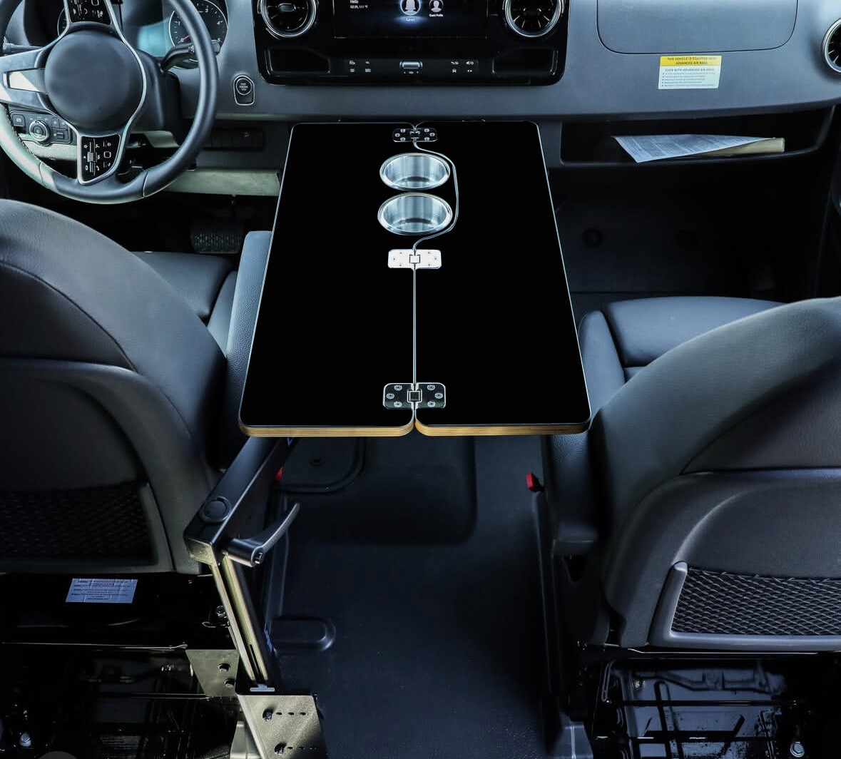 RV Van CamperVan MotorHome Birch Folding Swivel Table Top For RV Table Leg