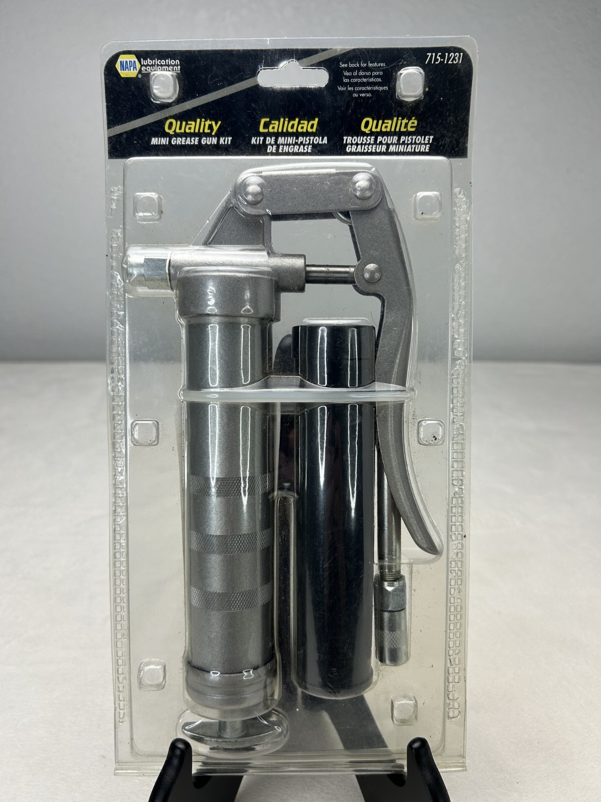 NAPA LUBRICATION MINI GREASE GUN KIT 715-1231 – NEW