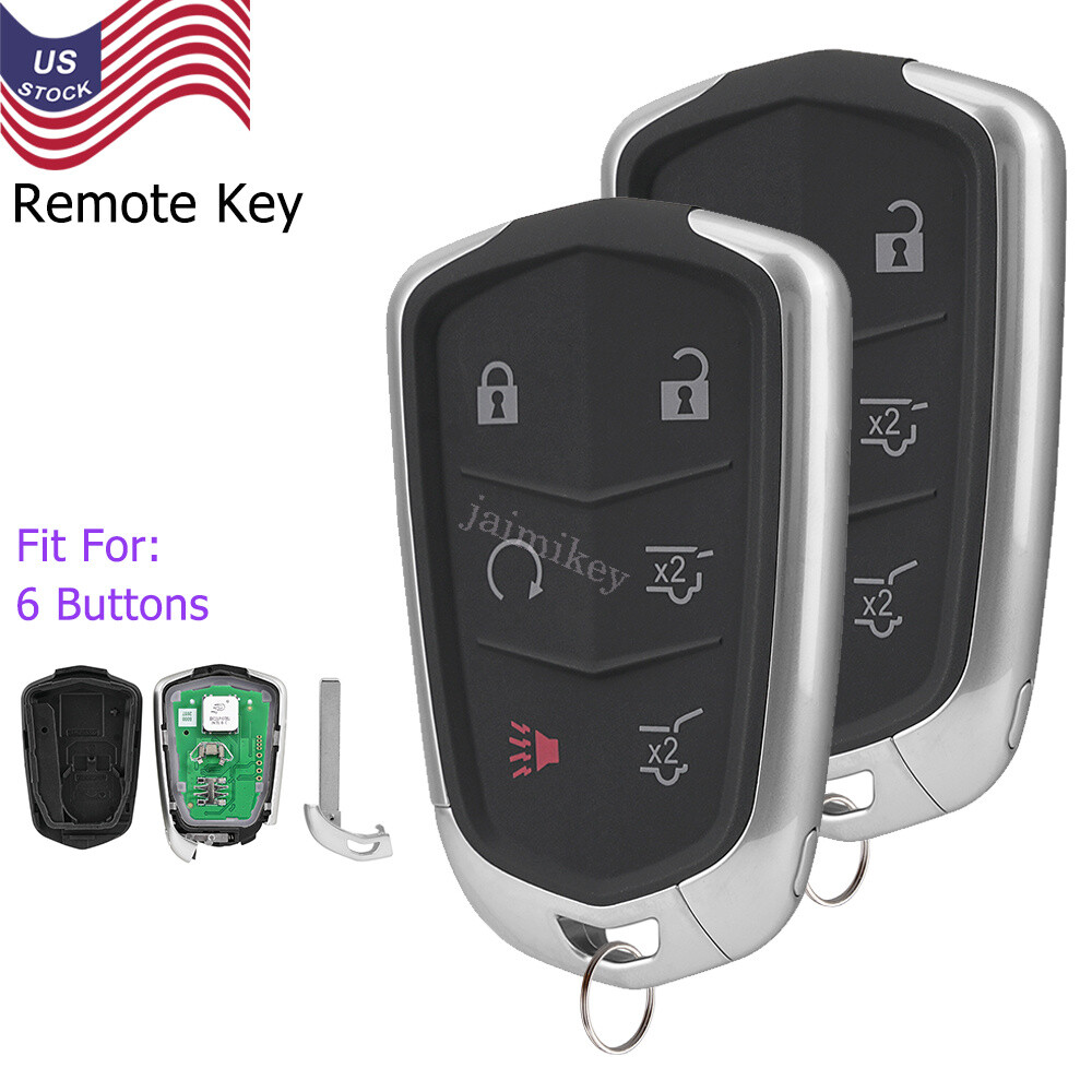 2 For 2015 – 2019 Cadillac ESV Escalade Smart Prox Remote Control Key Fob HYQ2AB