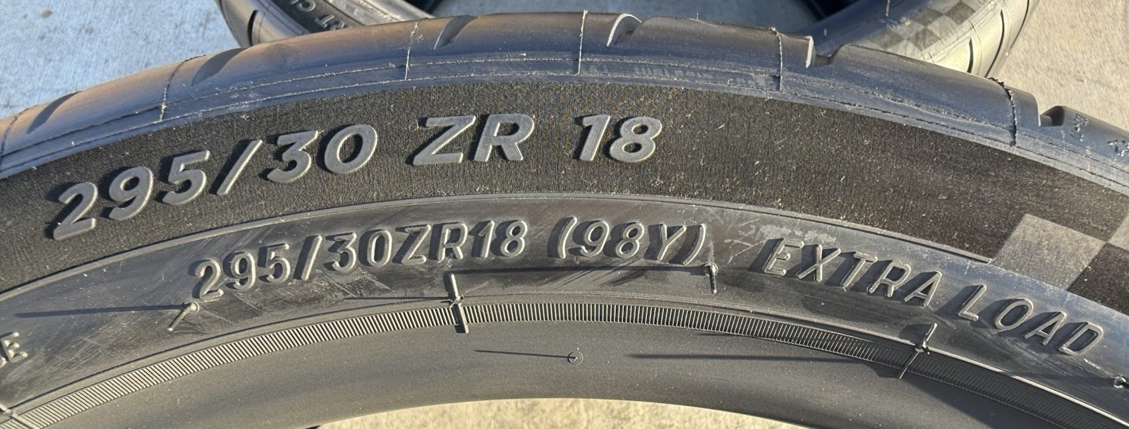 Set of TWO BRAND NEW 295/30ZR18 (98Y) Michelin Pilot Sport Cup 2 (240) Tires