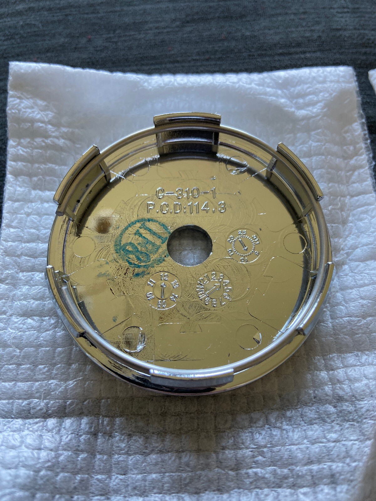 LUMARAI Wheels NEW! CHROME Center Cap # C-310-1 Custom Wheel Hub Cap (1)