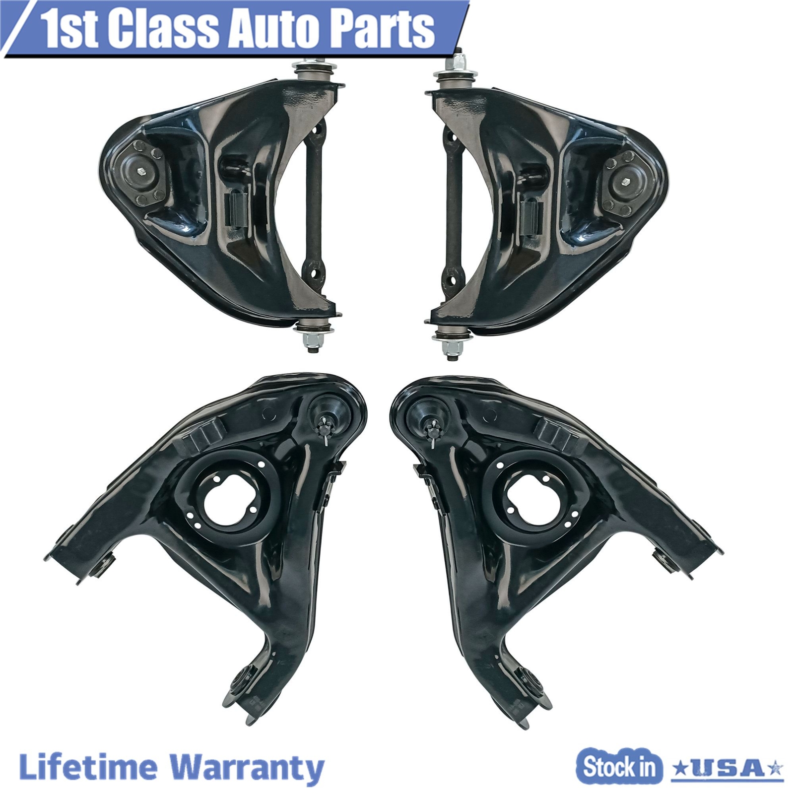 Suspension Kit Upper & Lower Control Arm Ball Joints For 78-88 Chevy Oldsmobile