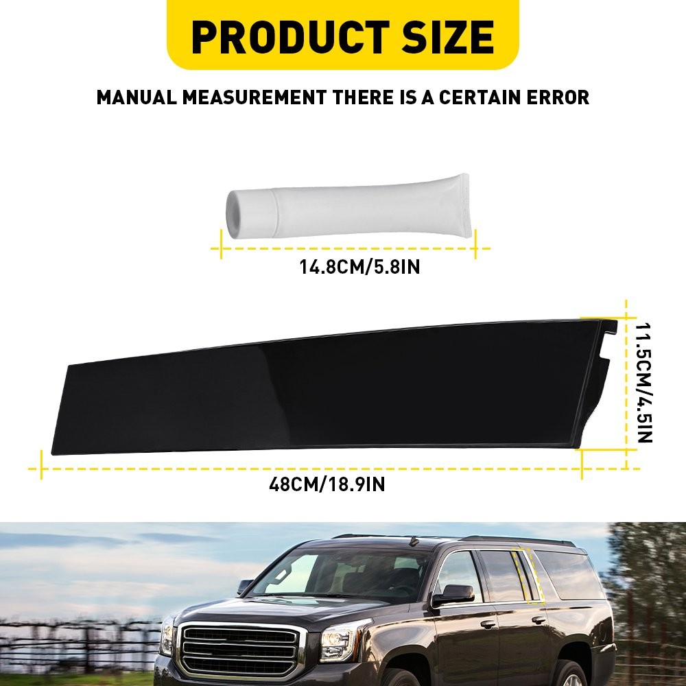 926-245 Rear Left Side Rearward Door Applique Molding For Escalade Tahoe Yukon