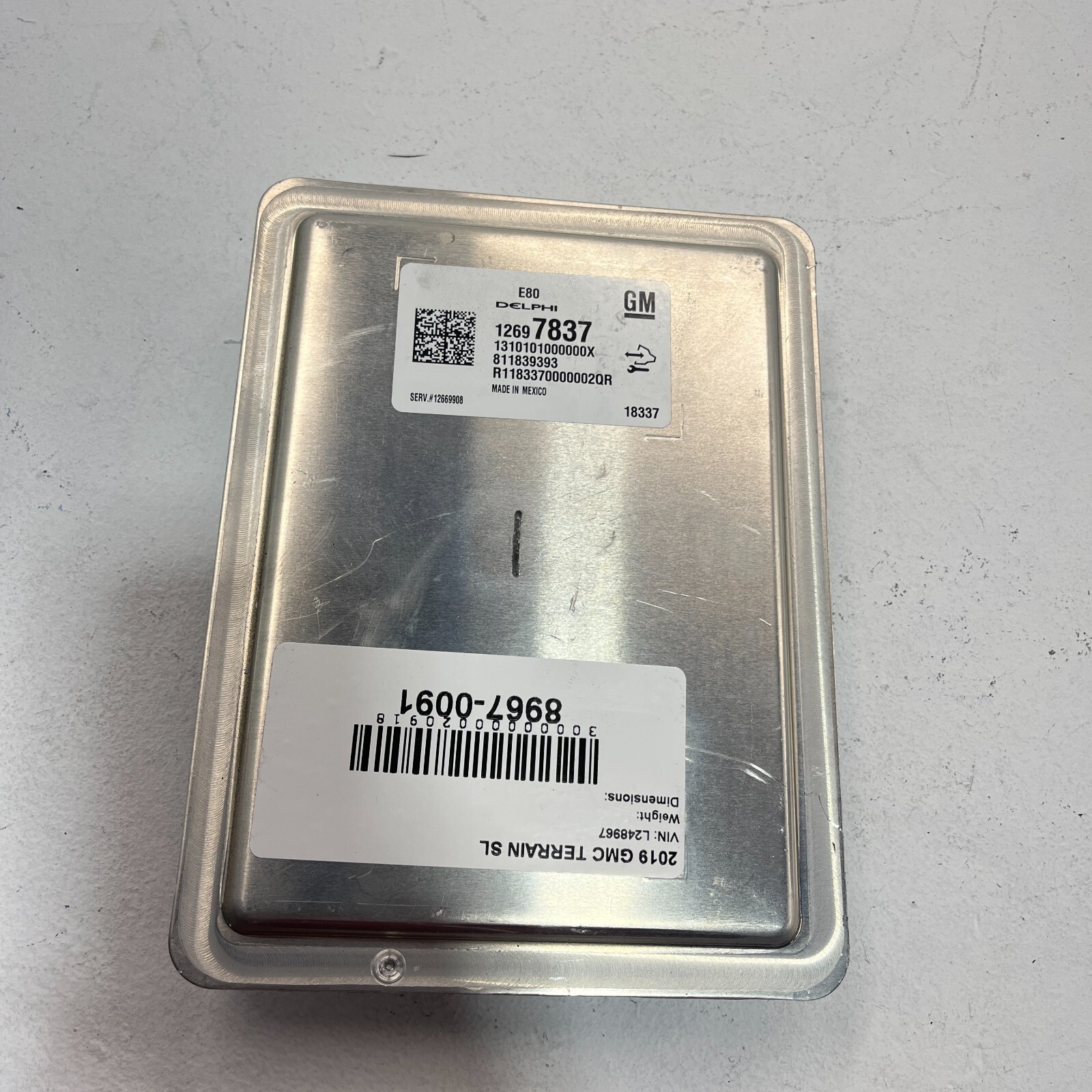 2018-2020 GMC Terrain Engine Computer Control Module Unit ECM ECU OEM