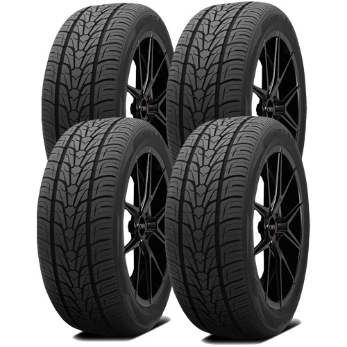 (QTY 4) 305/45R22 Nexen Roadian HP 118V XL Black Wall Tires