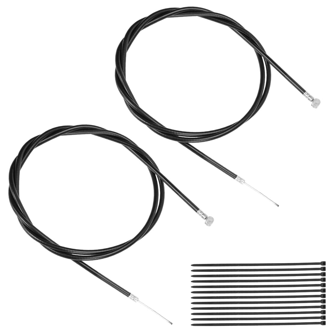 2pcs 60” Universal Throttle Cable with 1/4” Barrel End For Minibike Go Kart