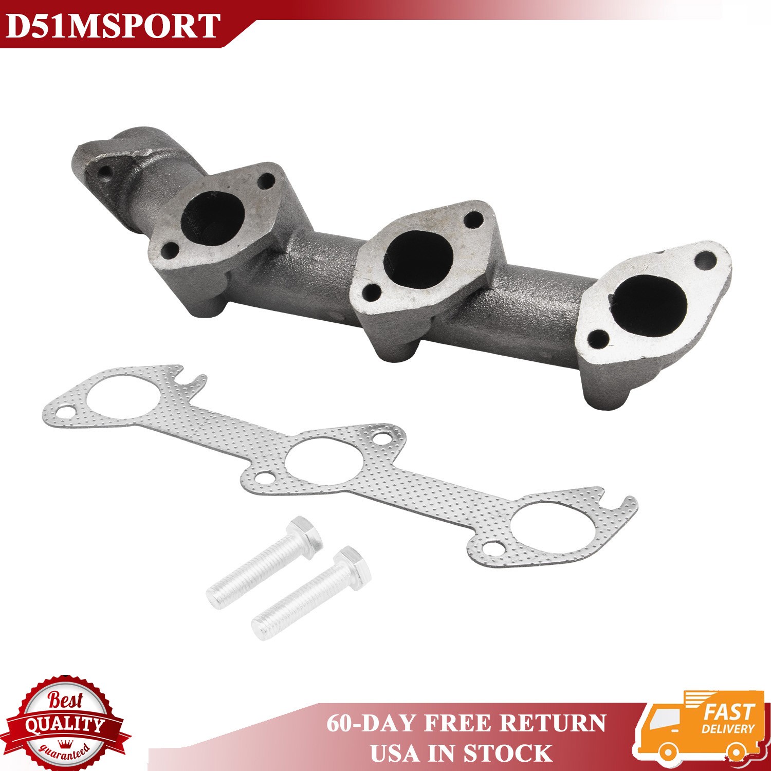 NEW 674-221 Exhaust Manifold Kit – Includes Required Gaskets And Hardware