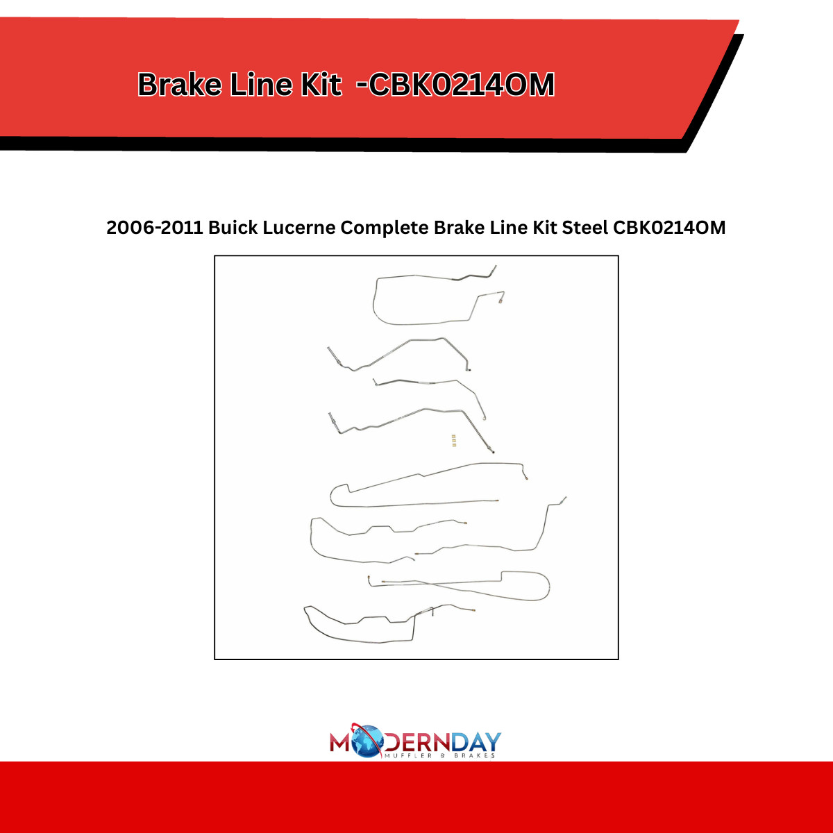 Complete Brake Line Kit Fits Buick Lucerne 2006-2011-CBK0214OM