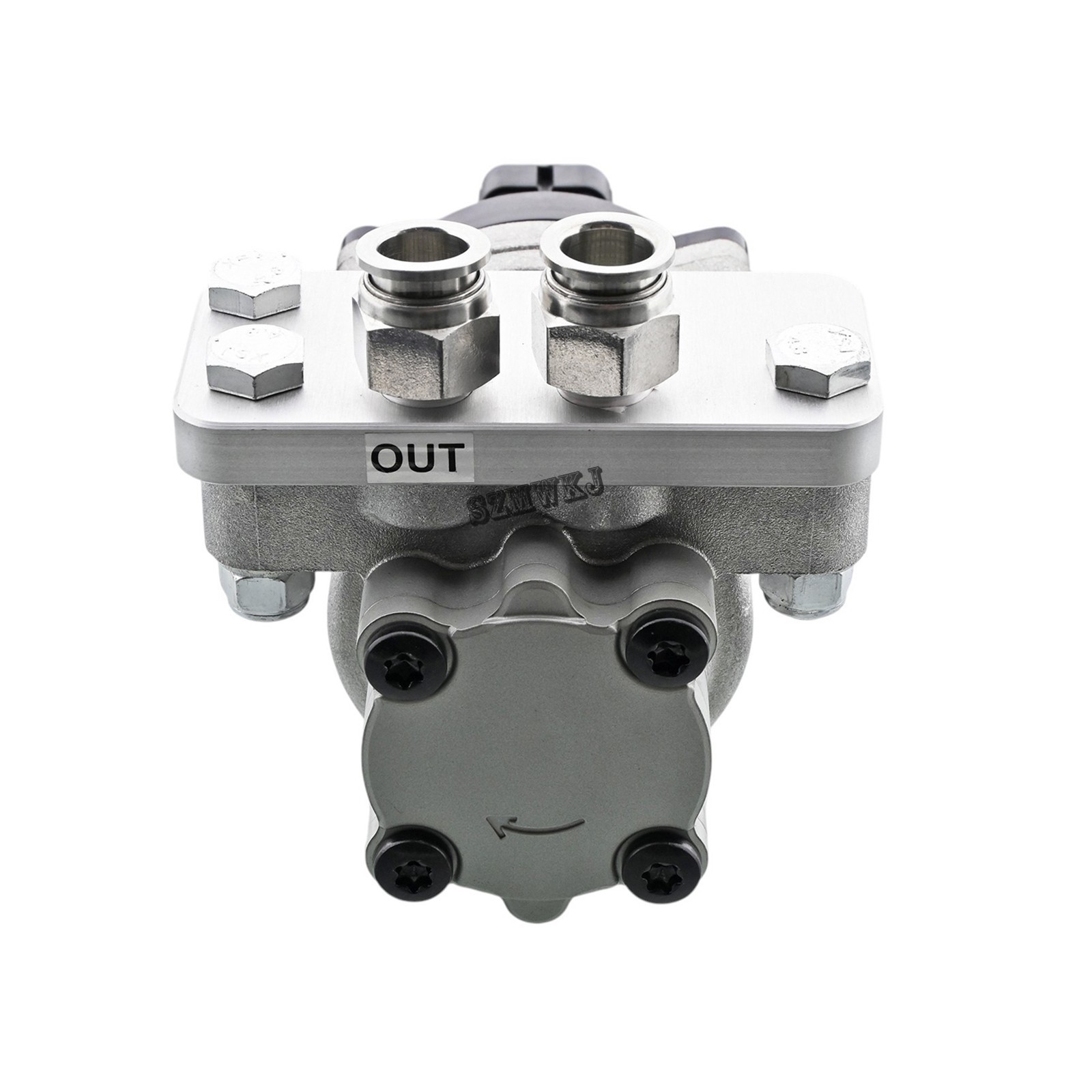 DC 12V High-Magnetic Brushless Gerotor Oil Pump 2.5Mpa Hydraulic Oil Circulation