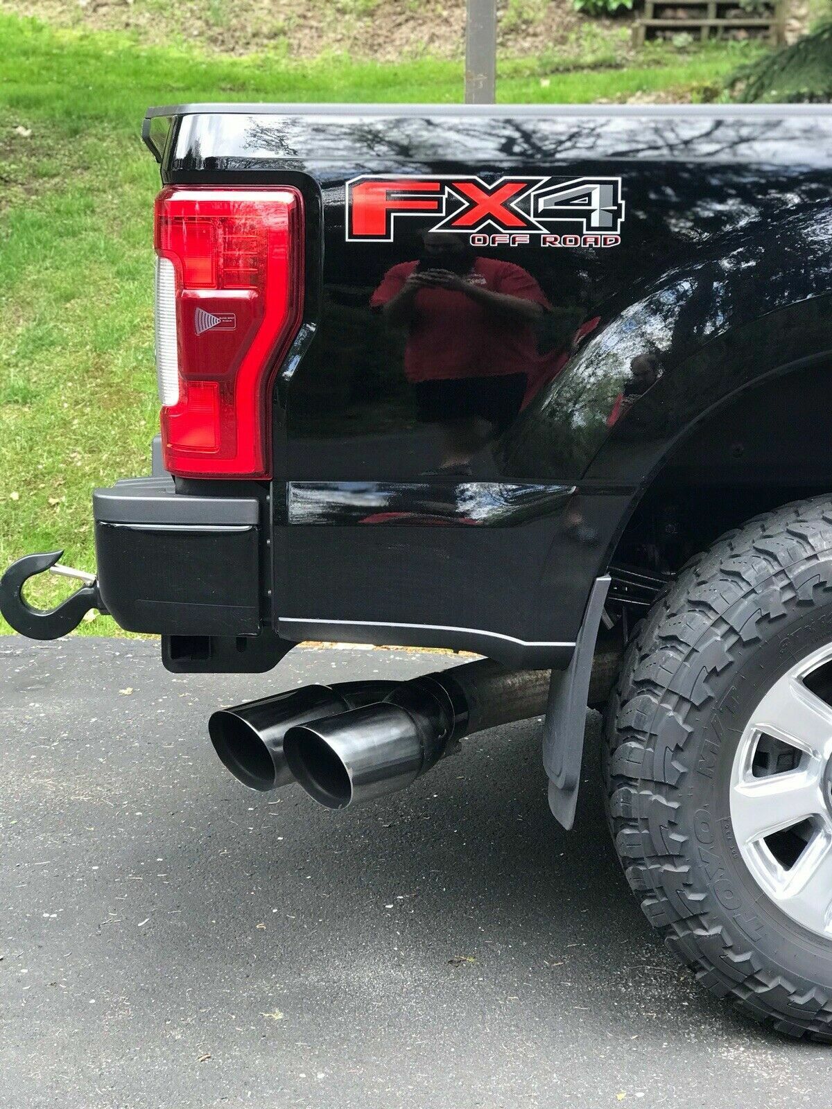 DIESEL EXHAUST STAINLESS TIP FOR FORD F350 F250 F450 SuperDuty 5.00″ DIESEL