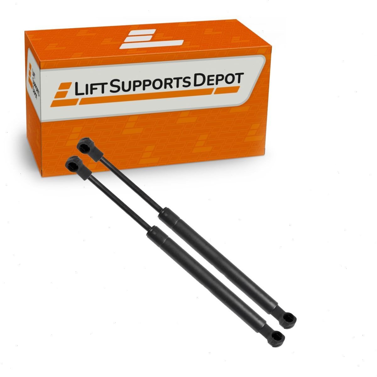 Qty 2 10mm Compact Socket End Lift Supports 9.1 Inch Extended x 97lbs Shocks